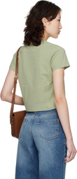 Maison Kitsuné Green Dressed Fox Baby T-shirt