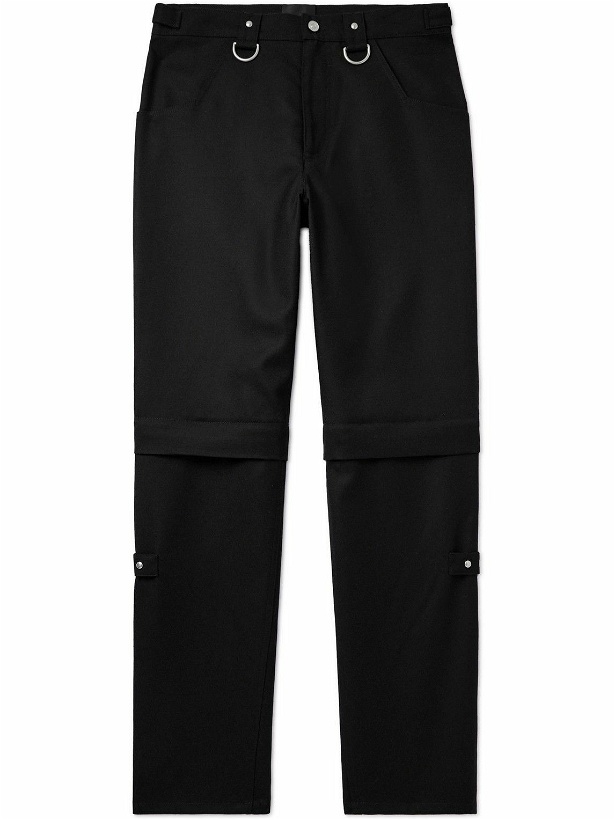 Photo: Givenchy - Straight-Leg Tech-Virgin Wool Cargo Trousers - Black