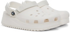 Crocs White Hiker Clogs