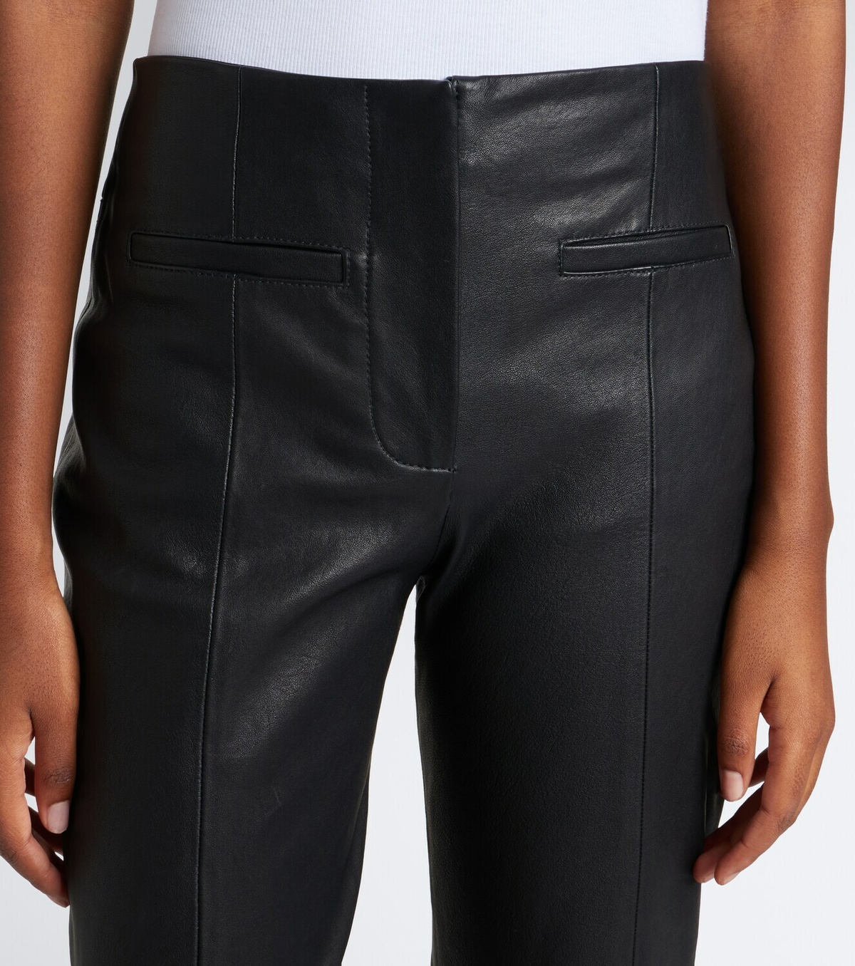 Proenza Schouler White Label Isadora leather flared pants