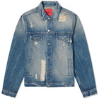 424 Distressed Trucker Jacket