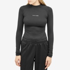 Daily Paper Women's Long Sleeve Esosa T-Shirt in Black