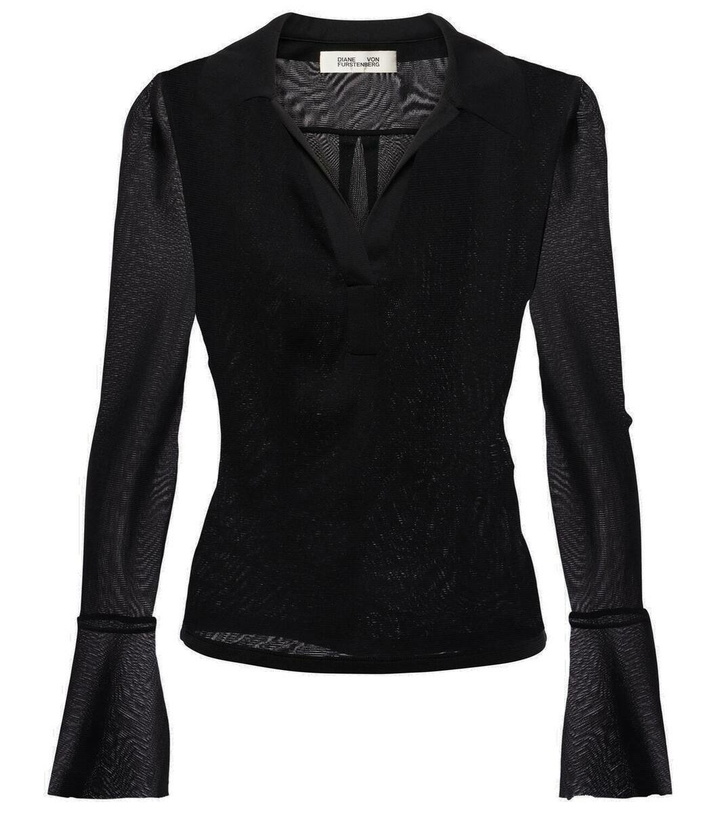 Photo: Diane von Furstenberg Mackenzie mesh top