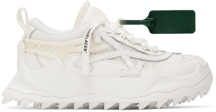 美品 OFF WHITE オフホワイト 41 26cm スニーカー ODSY Off-White White Odsy 1000 Sneakers Off-White