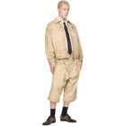 Vivienne Westwood Beige Inferno Denim Shorts