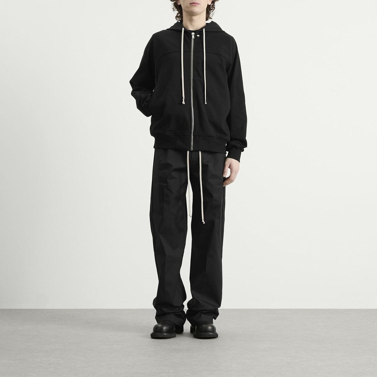 Rick Owens Men's Dietrich Drawstring Pant in Black Rick Owens