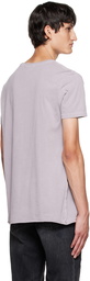 Ksubi Purple Serrated Seeing Lines T-Shirt