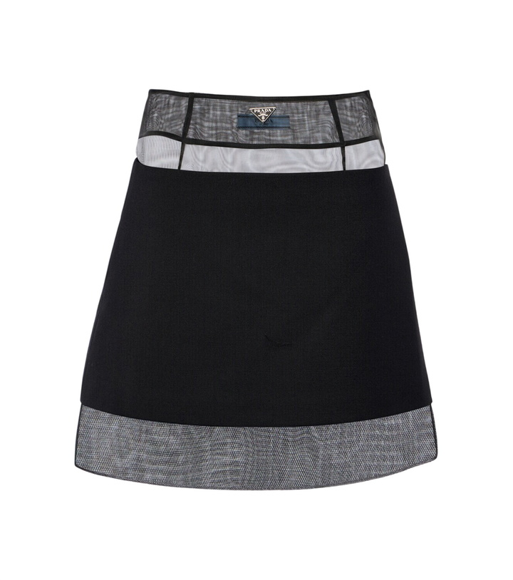 Photo: Prada High-rise miniskirt