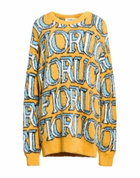 Fiorucci Womens Sweater in Mandarin
