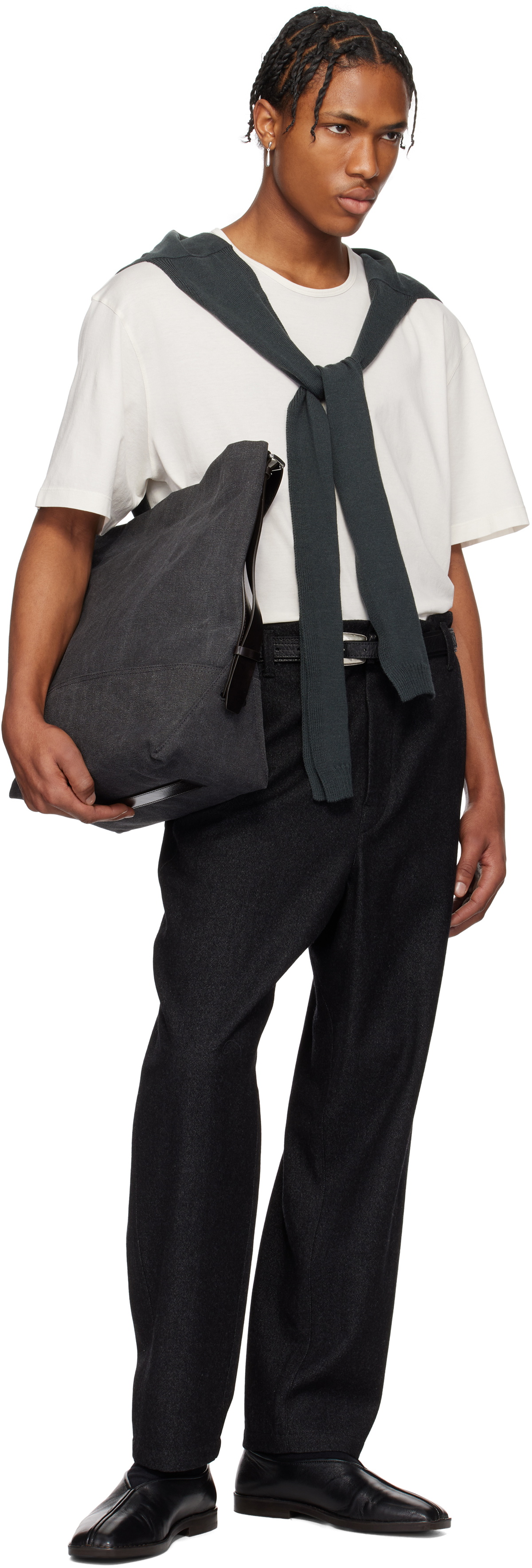 LEMAIRE Gray Belted Tote Lemaire