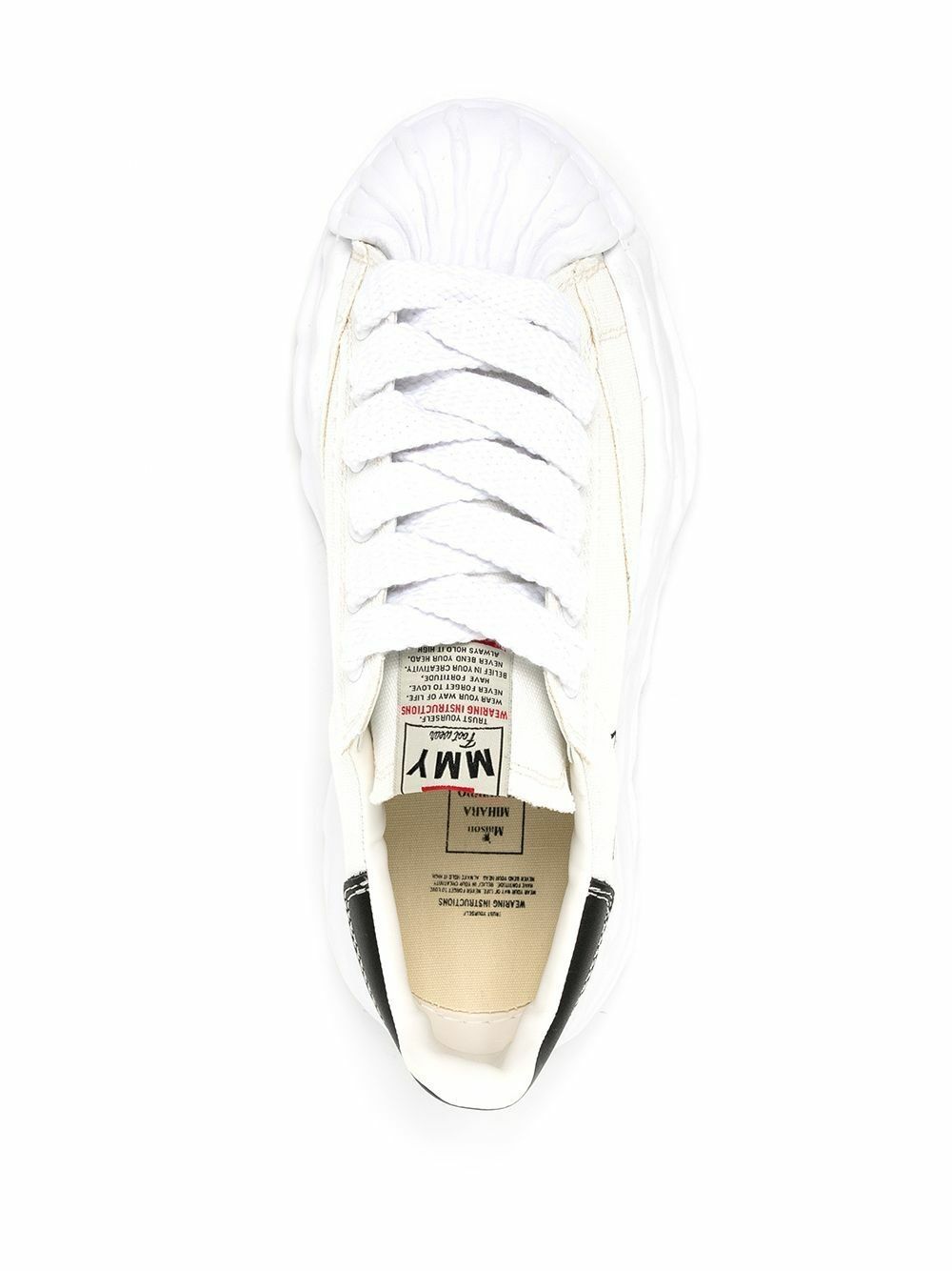 Maison MIHARA YASUHIRO White Blakey Low Top Sneakers