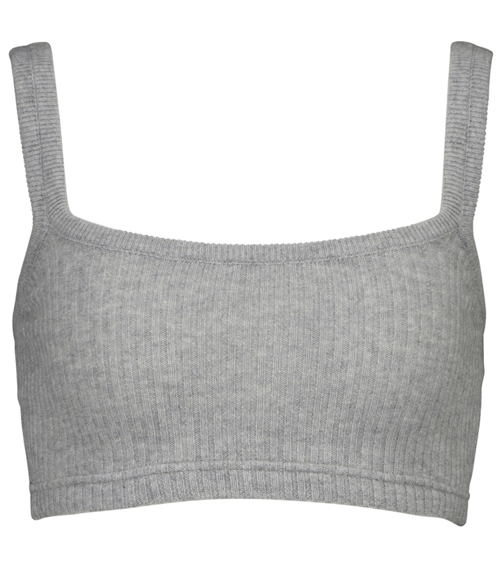 Photo: Thom Browne - Ribbed-knit cashmere bralette
