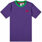 Adidas Men's Adicolor 70s Trefoil T-Shirt in Rich Purple
