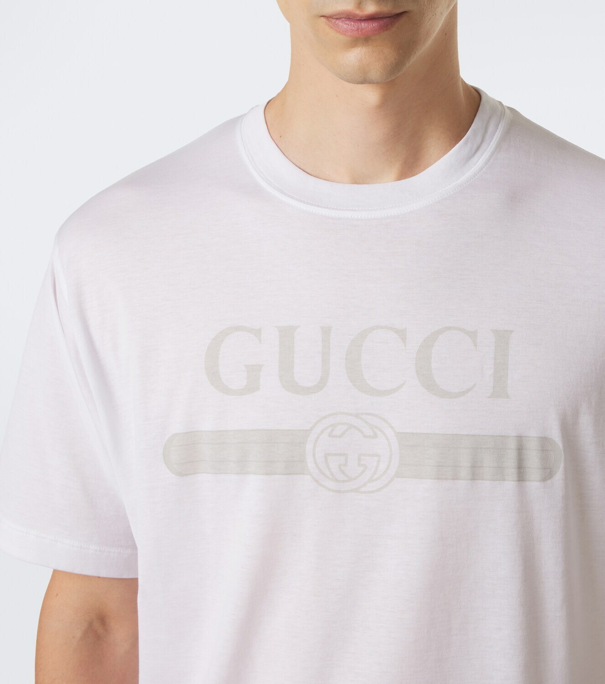 Gucci Logo cotton jersey T-shirt