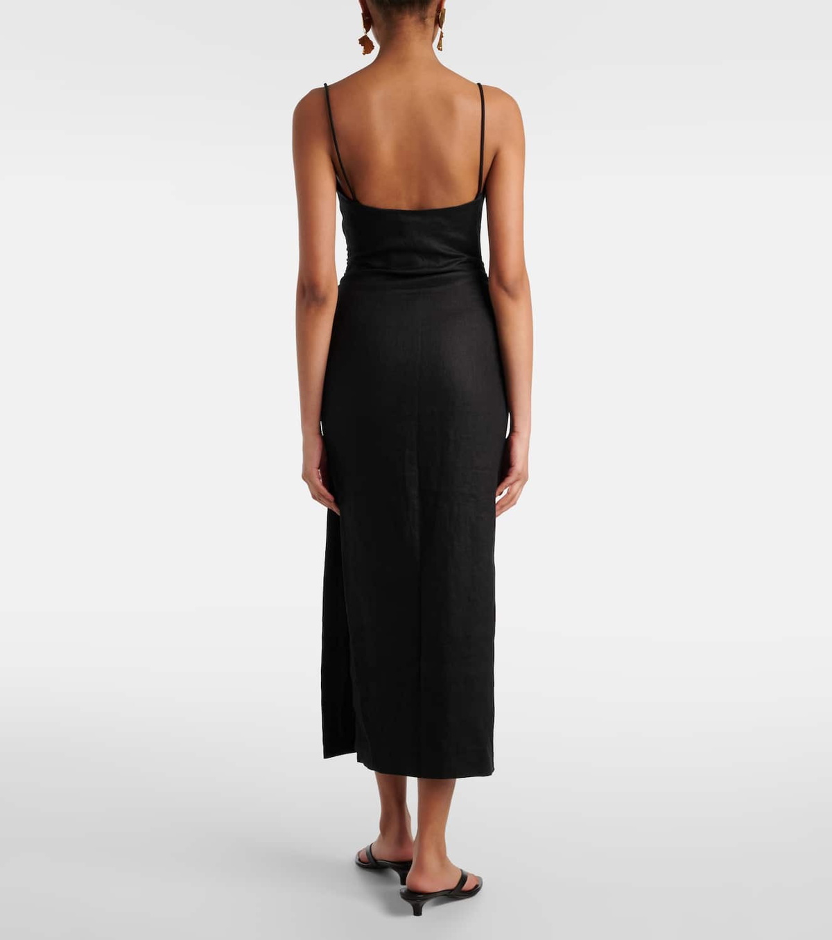 SIR Linen midi dress