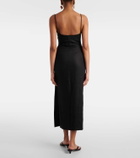 SIR Linen midi dress