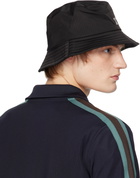 AMI Paris Black Ami de Coeur Stud Bucket Hat