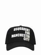 DSQUARED2 - Manchester City Logo Cotton Baseball Cap