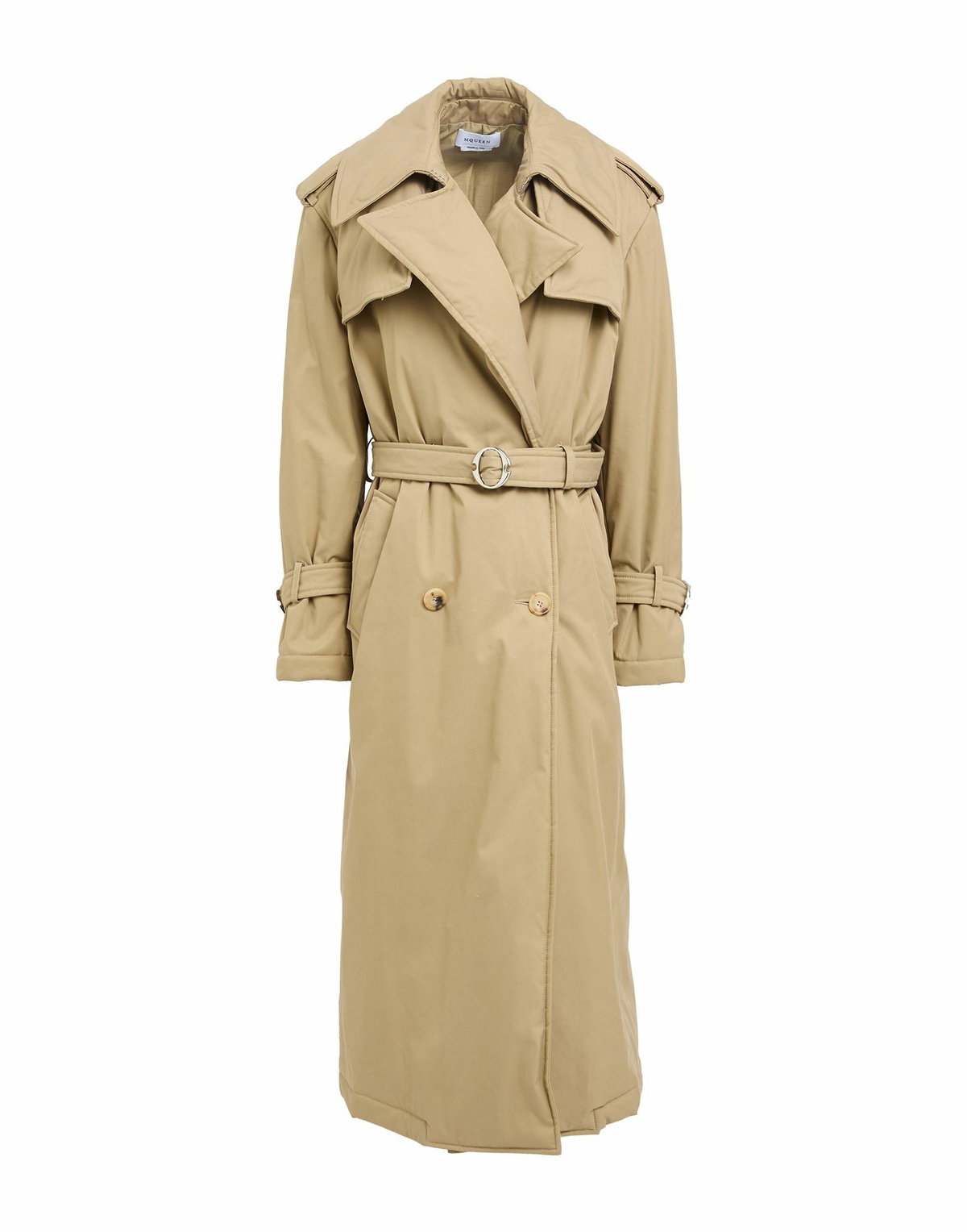 Mcqueen Womens Coat in Beige
