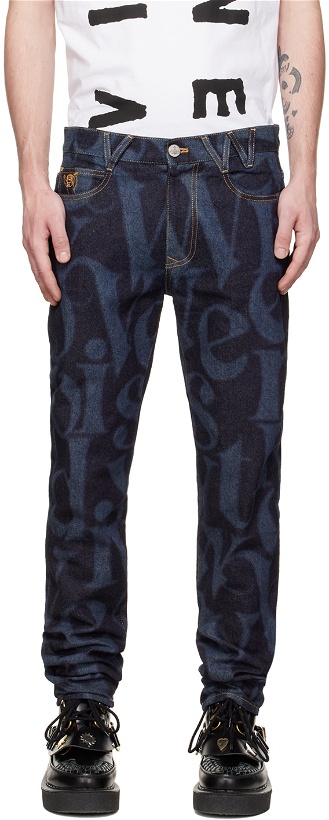 Photo: Vivienne Westwood Blue Classic Tapered Jeans