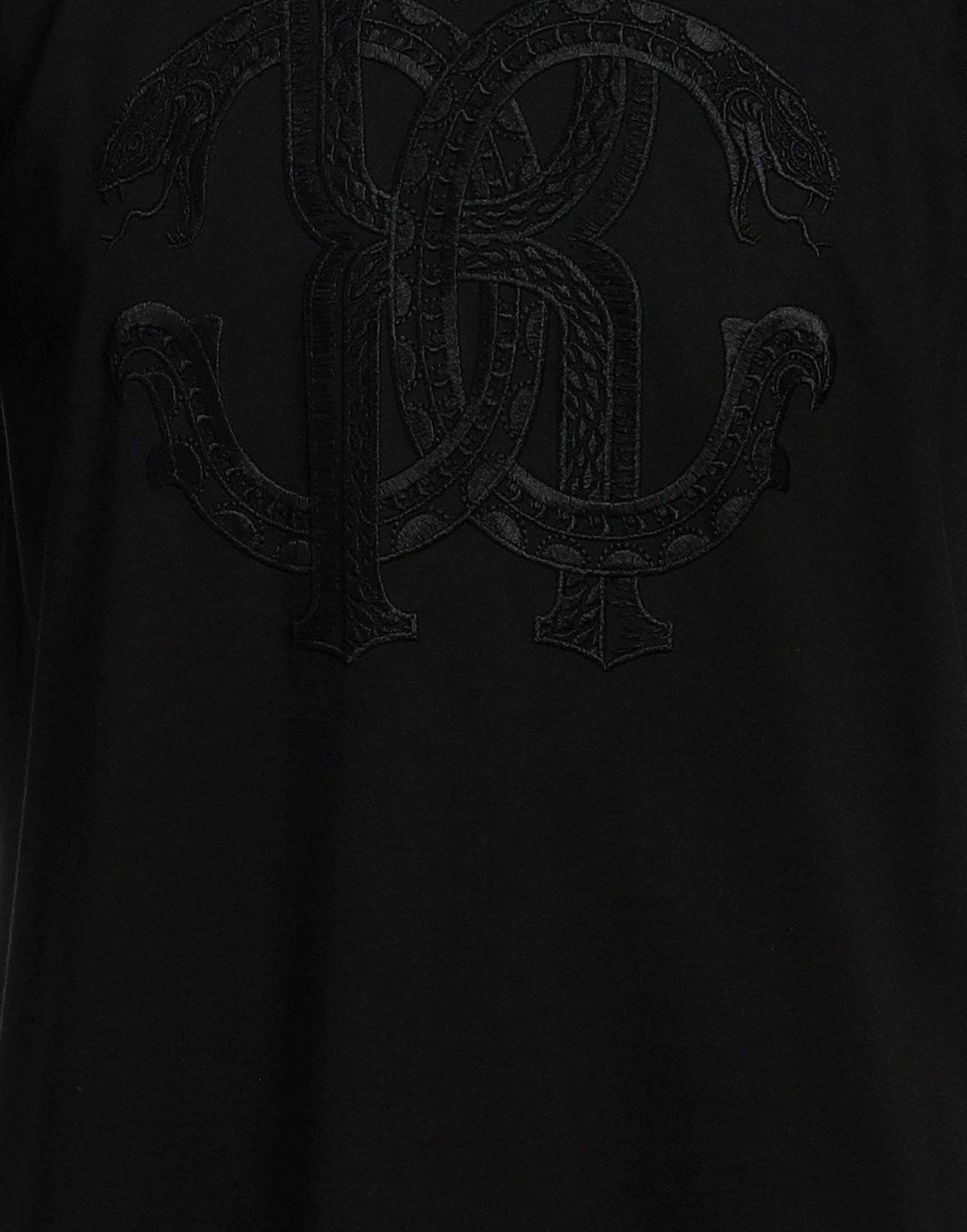 Roberto Cavalli Mens T-shirt in Black
