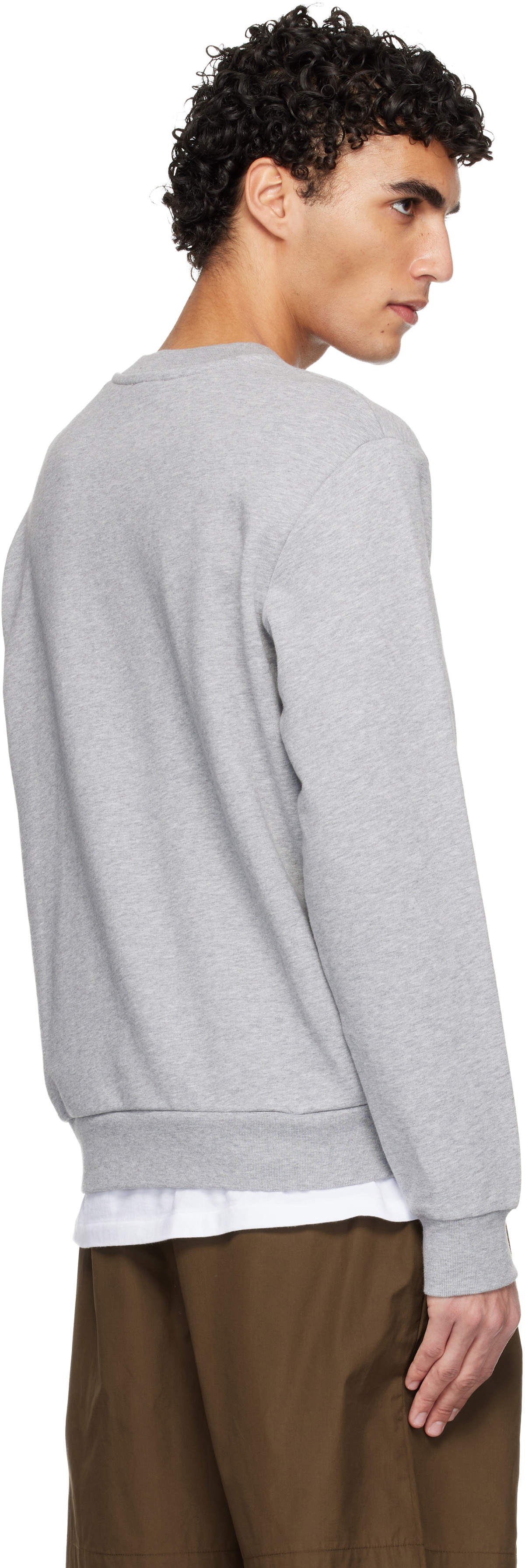 A.P.C. Gray Standard Grand 'VPC' Sweatshirt