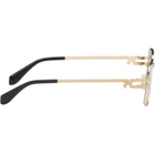 Palm Angels Gold Imperial Sunglasses