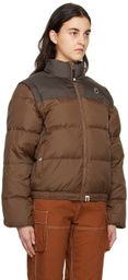 BAPE Brown Detachable Down Jacket