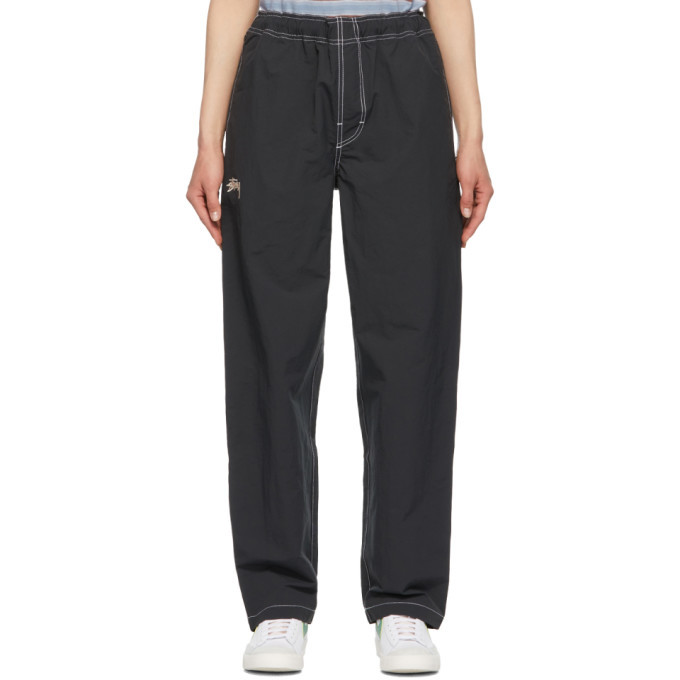 Stussy Black Folsom Beach Trousers Stussy