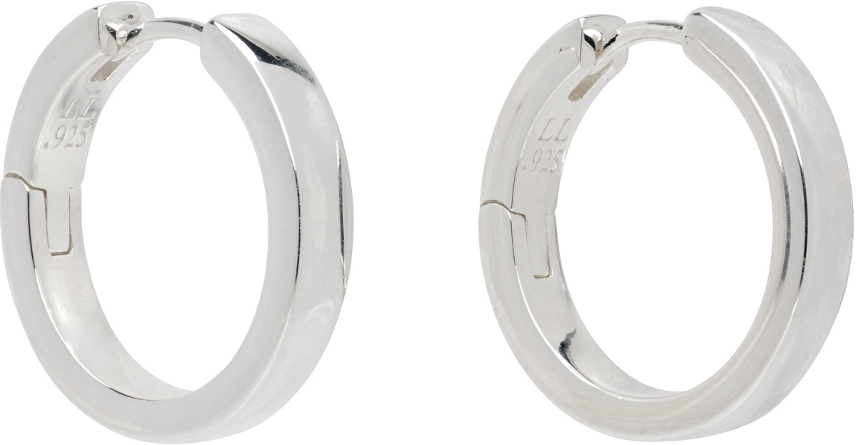 Laura Lombardi Silver Seria Hoop Earrings