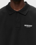 Represent Represent Owners Club Ls Polo Sweat Black Polos/Sweatshirts