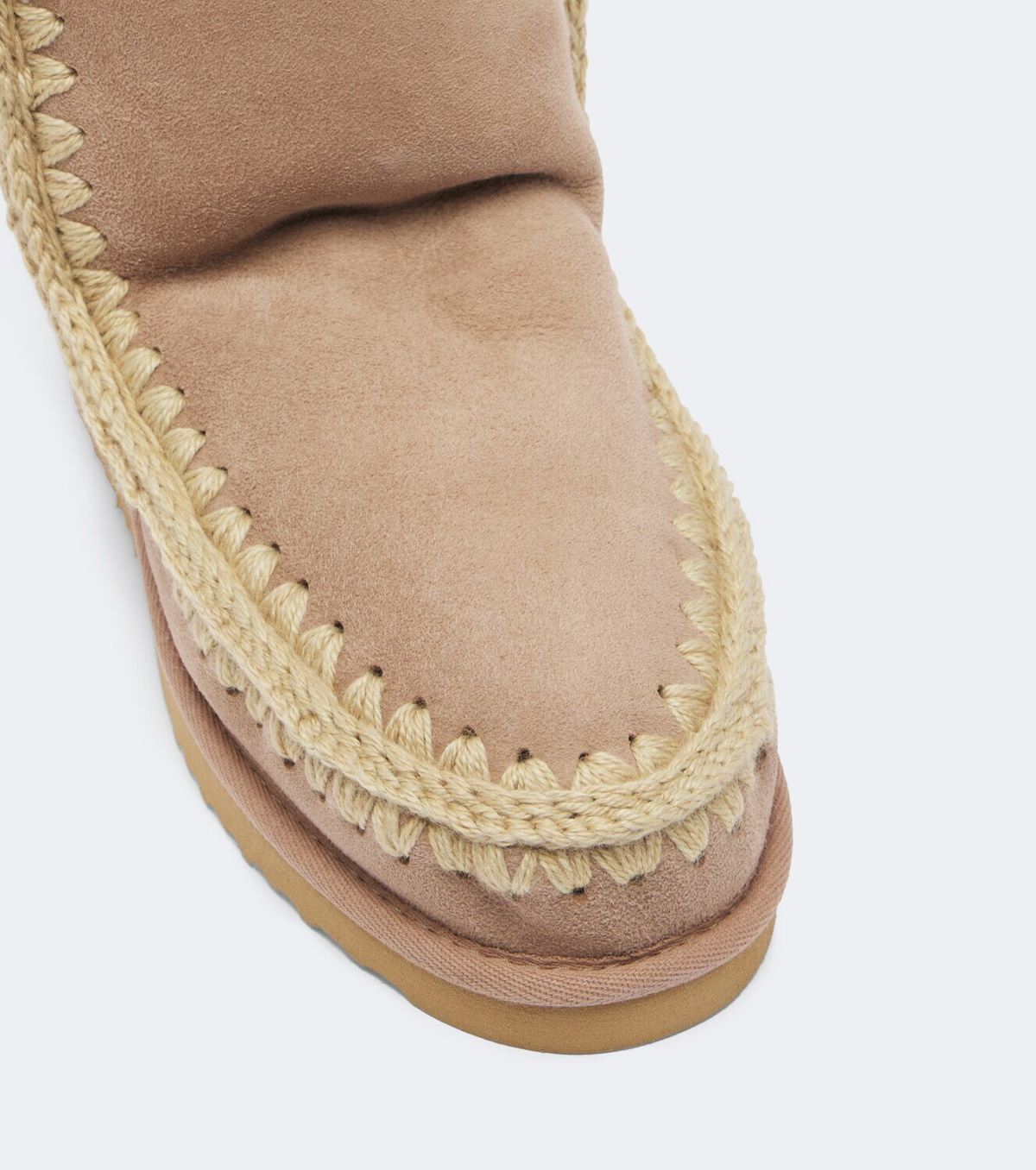 Mou Inner Wedge shearling-lined suede ankle boots