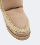 Mou Inner Wedge shearling-lined suede ankle boots