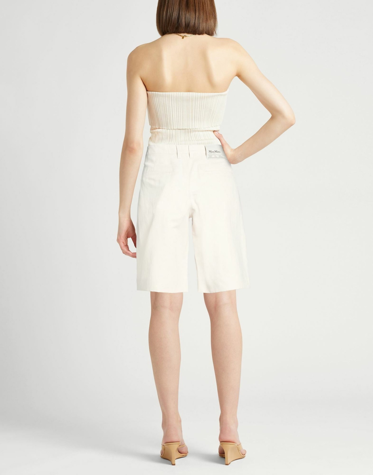 's Max Mara Womens Shorts & Bermuda Shorts in Off white