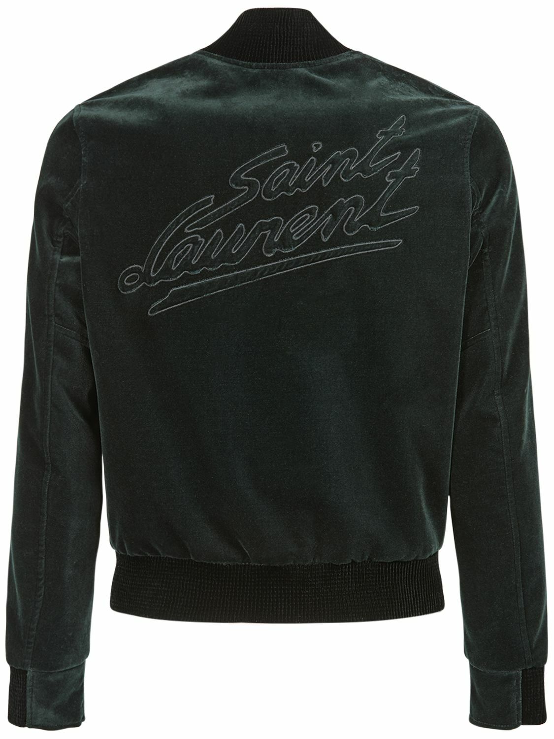 Velvet jacket Saint Laurent Black size 46 FR in Velvet