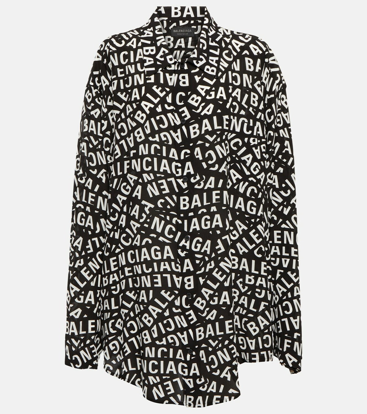 silk balenciaga shirt