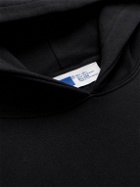AFFIX - Reverb Printed Organic Cotton-Jersey Hoodie - Black