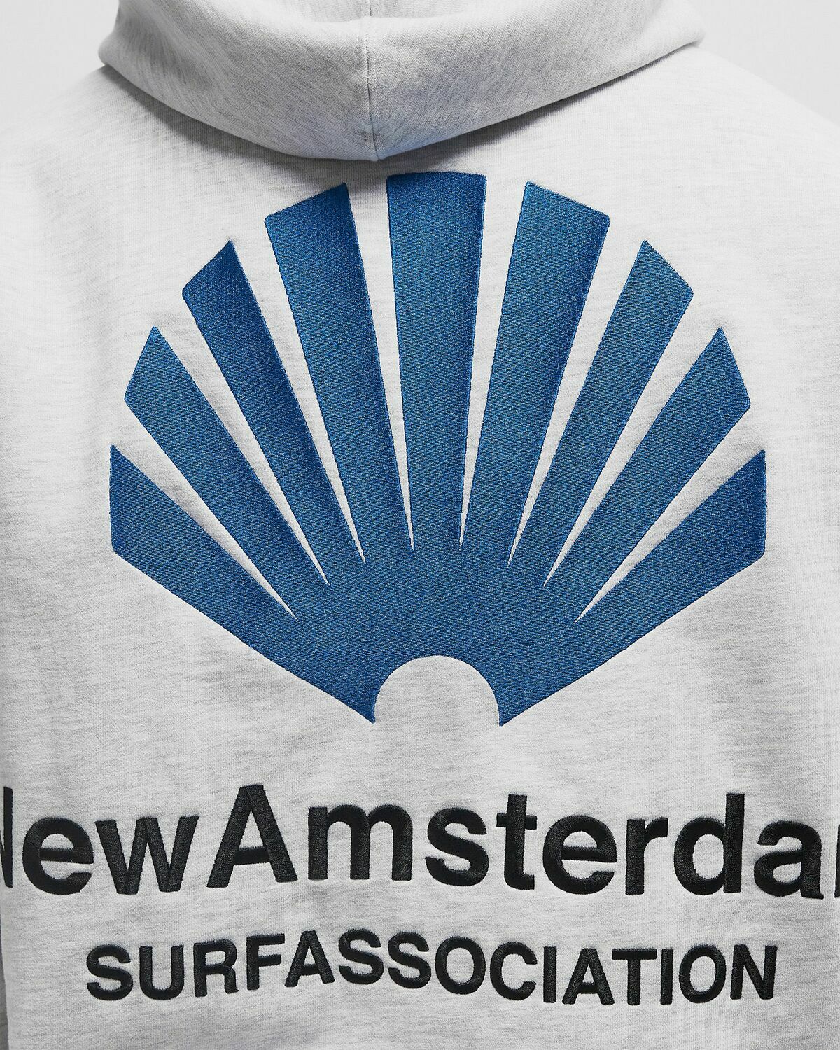 New Amsterdam LOGO HOODIE SWEATER Grey Mens Hoody