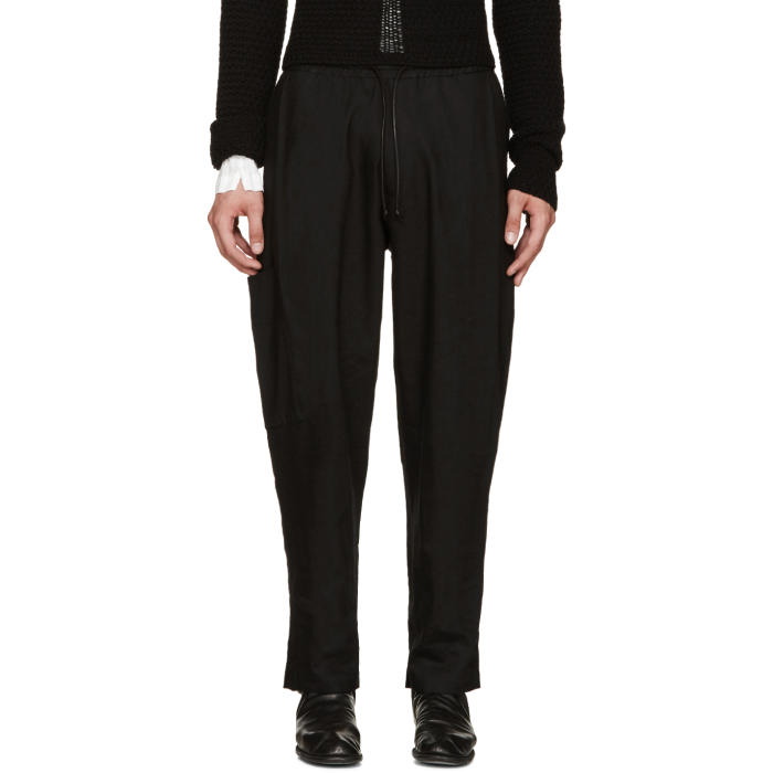 Photo: Isabel Benenato Black Coulisse Trousers