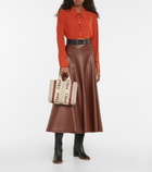 Chloe - Woody Small canvas tote