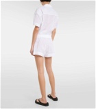 Asceno London cotton pajama shorts