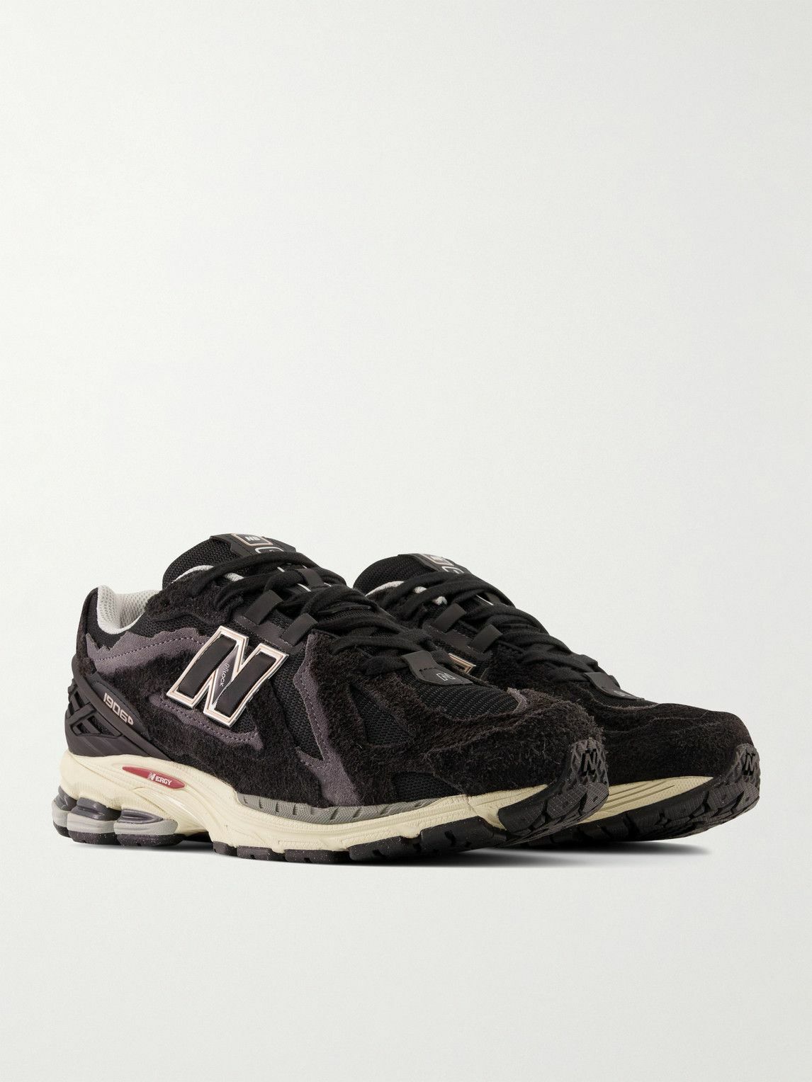 New balance suede and mesh sneakers Outlet