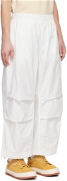 SUNNEI White Coulisse Cargo Pants