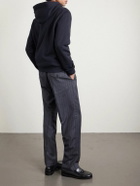 A.P.C. - Standard Rue Madame Logo-Embroidered Organic Cotton-Jersey Hoodie - Black