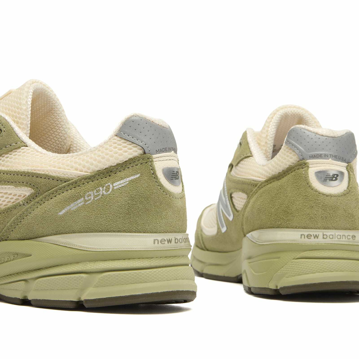 New Balance U9901MX Made in USA Sneaker in Olive Leaf