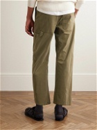 Nili Lotan - Carpenter Straight-Leg Stretch-Cotton Twill Trousers - Green