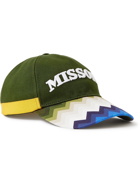 MISSONI - Logo-Embroidered Printed Cotton-Twill Baseball Cap