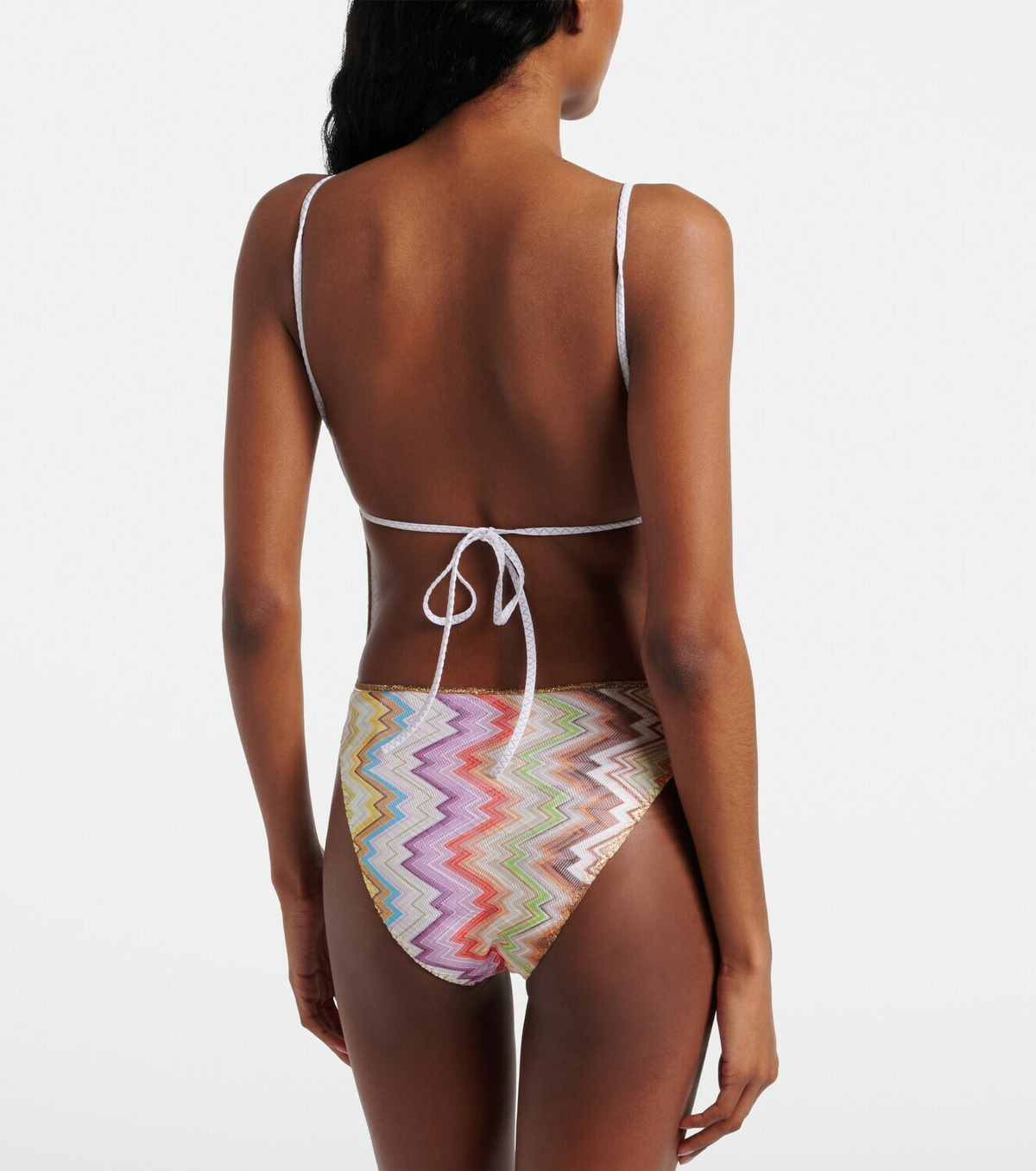 Missoni Zigzag open-back swimsuit