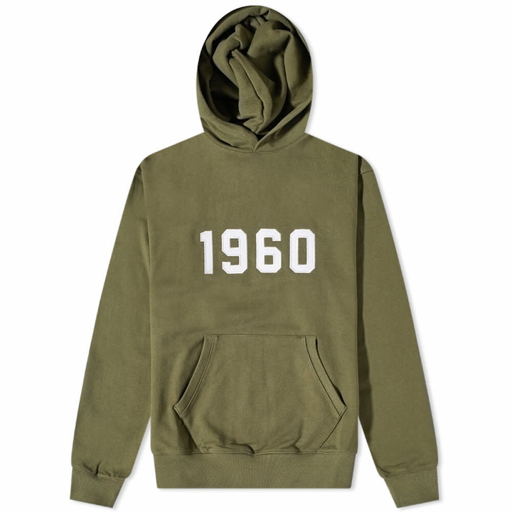 Photo: Uniform Bridge Men's 1960 Pullover Hoody in Sage Green