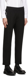 Neil Barrett Black Viscose Jersey Lounge Pants